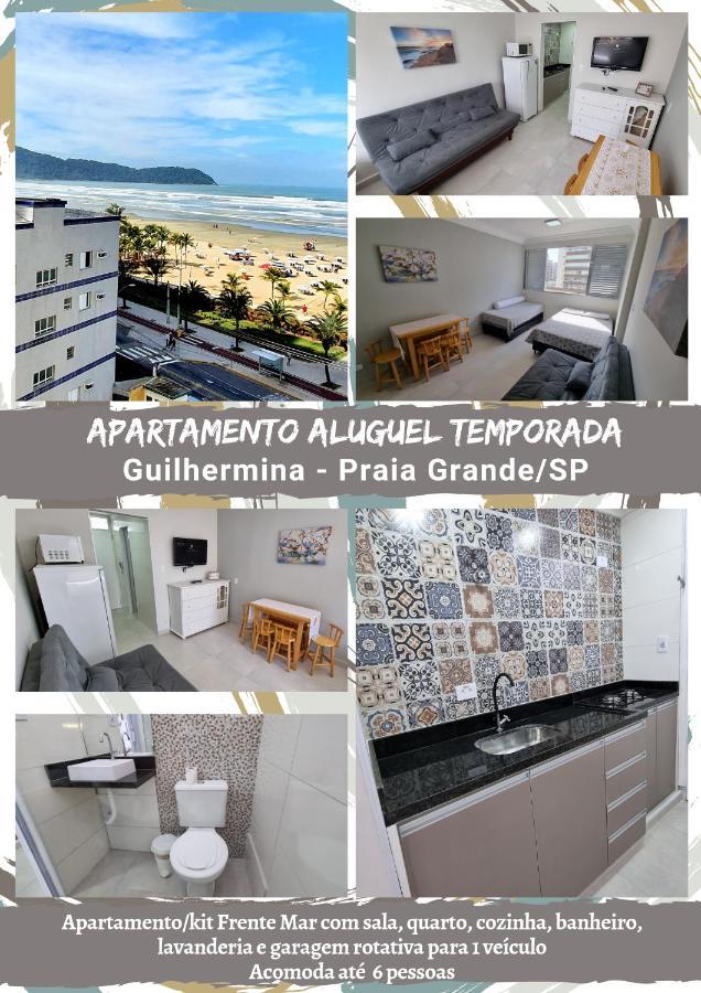 Apartamento Kit Praia Grande Na Guilhermina Frente Mar Apartamento Exterior foto