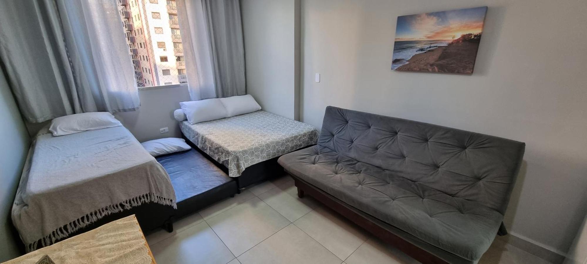 Apartamento Kit Praia Grande Na Guilhermina Frente Mar Apartamento Exterior foto